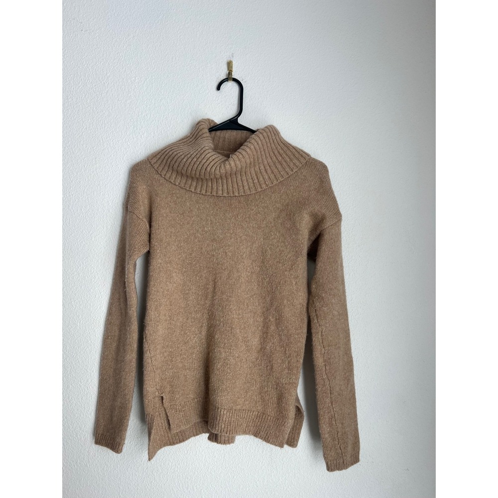 Gap Women's Tan Cowl Neck Knit Sweater XS‎